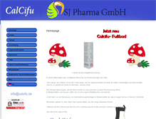 Tablet Screenshot of calcifu.de
